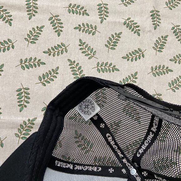 Chrome Hearts White Three Cross Trucker Baseball Cap - Picture 3 of 6